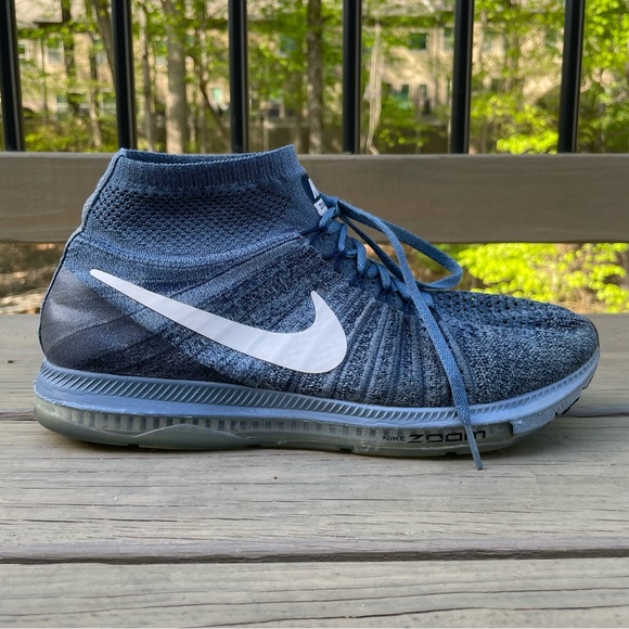 Nike Zoom All Out Flyknit Ocean Fog shoes size 9.5 - Picture 10 of 16